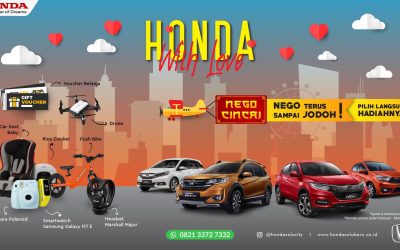 Spesial Promo Honda With Love Maret 2020, Nego terus sampai Jodoh !