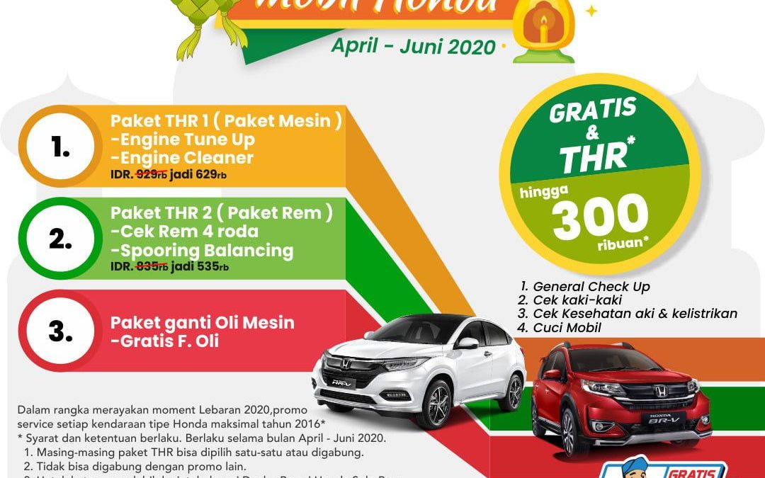 Sambut Mudik Lebaran Bersama Promo Honda Service Lebaran