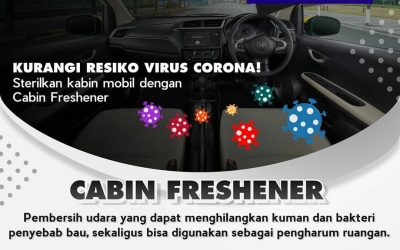 Kurangi Resiko Virus, Honda Sterilkan Mobil Dengan Cabin Freshener