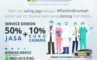 KAMI PEDULI TENAGA MEDIS, Promo Service Untuk Tenaga Medis