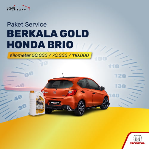Paket Service GOLD Honda Brio 50K/70K/110K