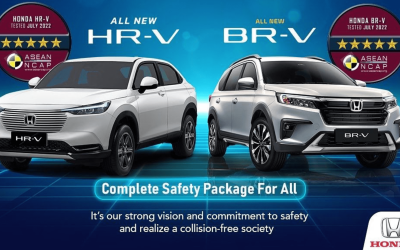 All New HR-V dan BR-V Meraih Rating Tertinggi Saat Uji Tabrak ASEAN NCAP