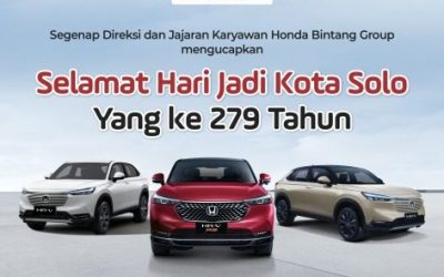 Selamat Hari Jadi yang ke 279 Tahun, Kota Solo!