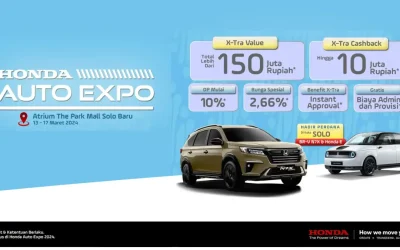 Perdana di Solo! Honda Auto Expo – Ramaikan dan Dapatkan X-TRA Value hingga Ratusan Juta!