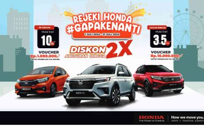 Rejeki Honda: Beli Mobil Honda Dapatkan Cashback hingga 10 Juta!