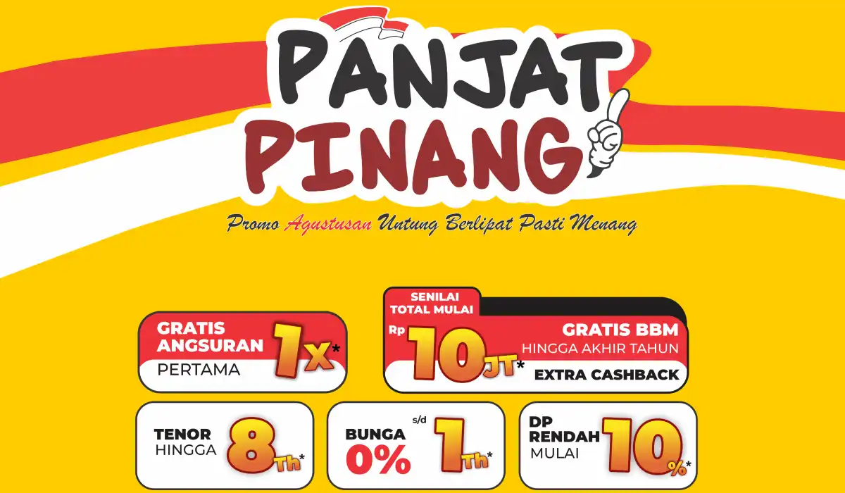 PANJAT PINANG: Promo Agustusan Beli Mobil Honda Gratis Asuransi 1 Tahun!