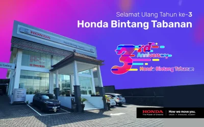 Honda Solo Baru Mengucapkan Selamat Ulang Tahun ke-3 untuk Honda Bintang Tabanan!