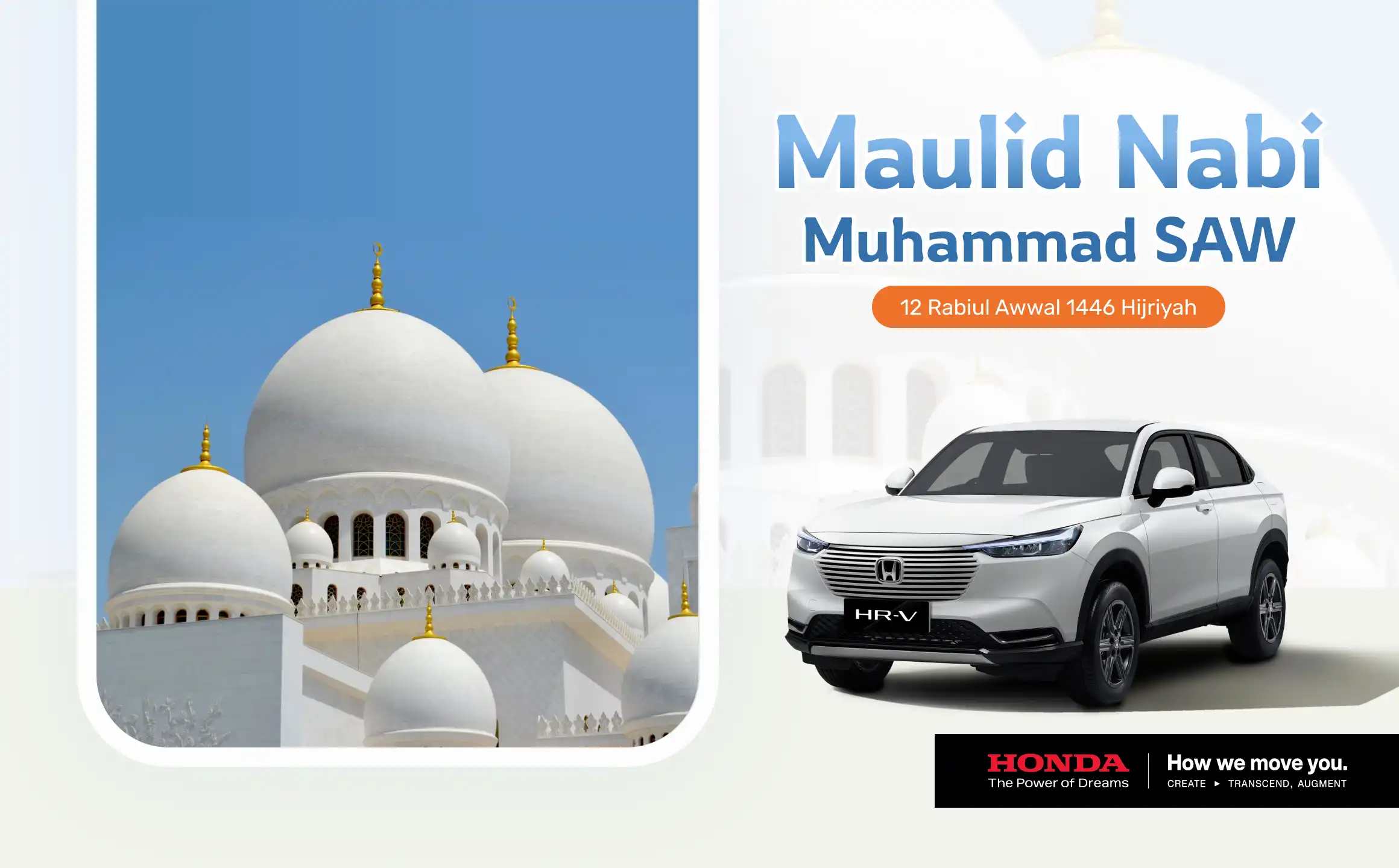 Honda Solo Baru Mengucapkan Selamat Memperingati Maulid Nabi Muhammad SAW!