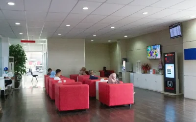 Nikmati Kenyamanan Maksimal di Ruang Tunggu Bengkel Resmi Honda Solo Baru