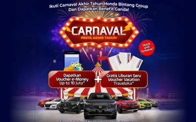 Honda Solo Baru: CARNAVAL Pesta Akhir Tahun, Beli Mobil dan Dapatkan Keuntungan Ganda!