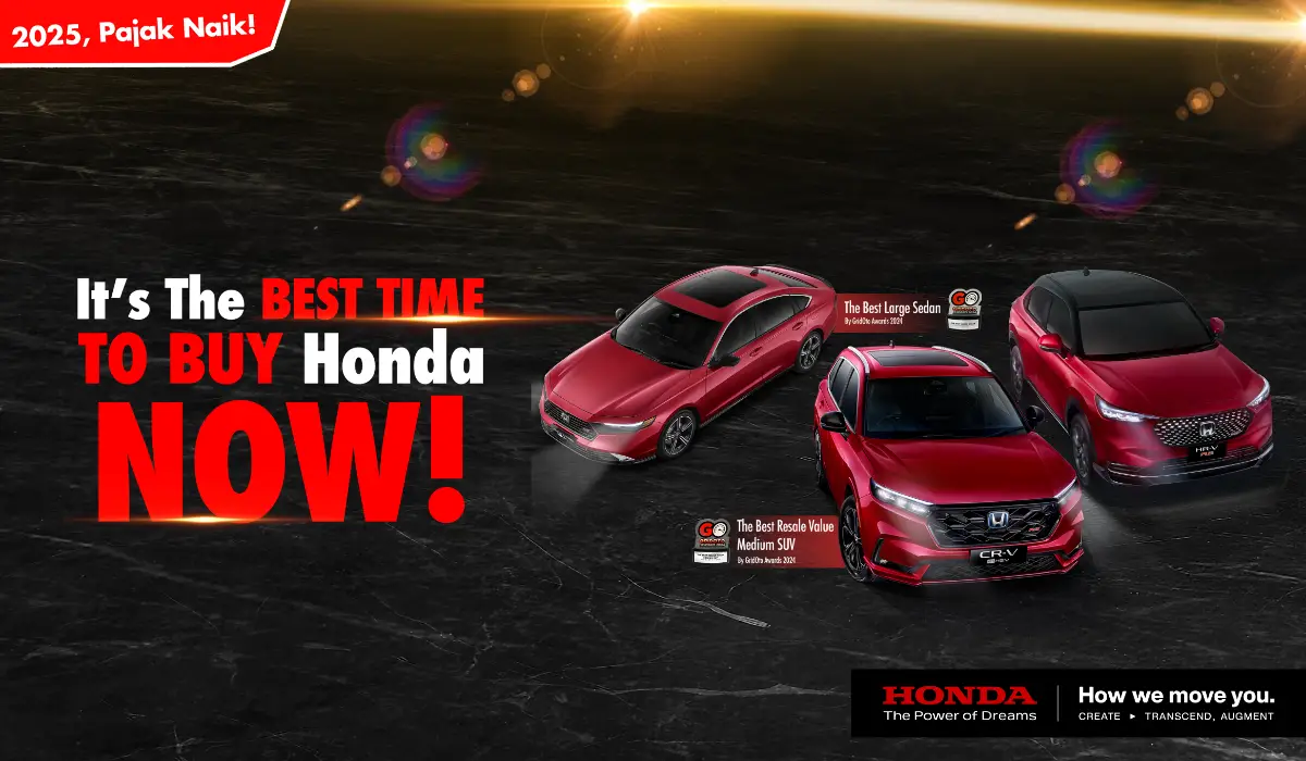 2025, Pajak Naik! Waktunya Beli Mobil Honda Sekarang di Honda Solo Baru, Promo DP Ringan!