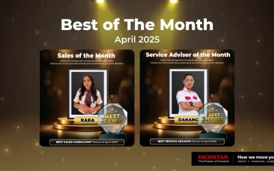 Apresiasi Honda Solo Baru: Selamat untuk Best of The Month April 2025