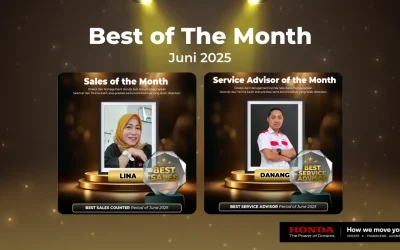 Selamat untuk Lina dan Danang! Inilah Bukti Pelayanan Terbaik dari Honda Solo Baru